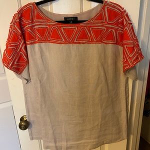 Lafeyette 148 triangle pattern women’s blouse. M